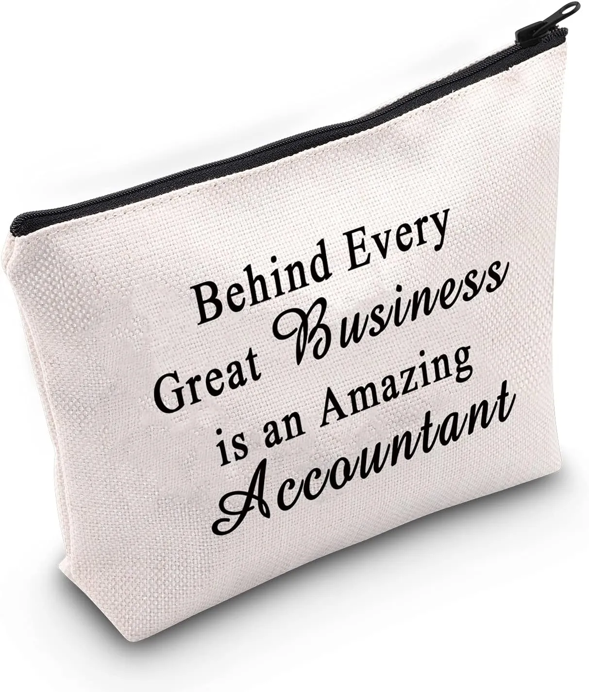 TSOTMO Accountant Makeup Bag Office Gifts Crunching Numbers Accounting CPA Gift Best Accountant Ever Gift Corporate Accountants survival kit Cosmetic Bag (Accountant)