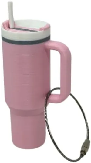 Tumbler Cup Replica Bag Charm | Cute & Fun Luggage Tag for Backpacks, Purses, Totes and More | Made in USA