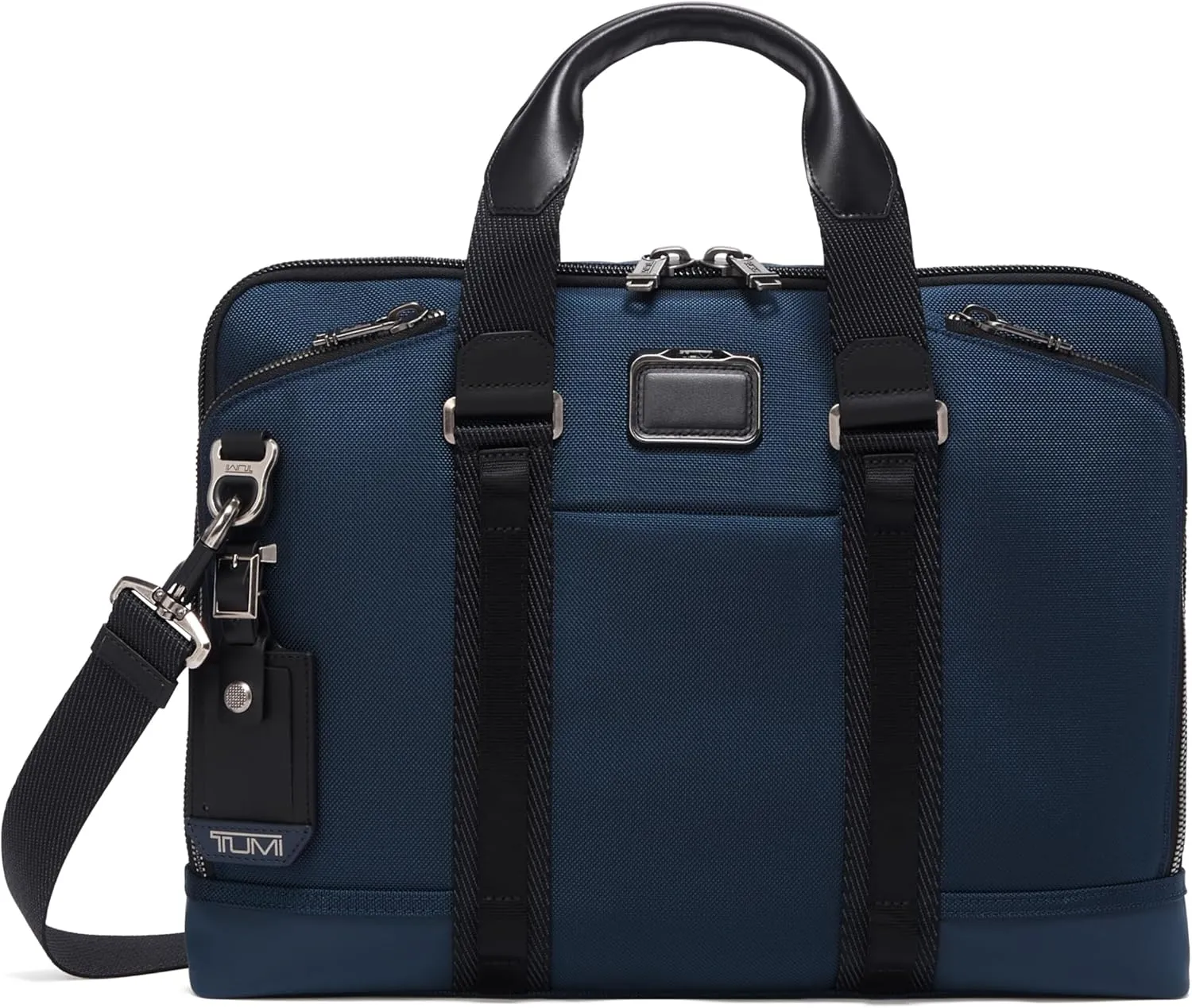 TUMI - Alpha Bravo Academy Brief - Compact Laptop Briefcase - Travel Laptop Bag - 11.8" X 15.5" X 2.0" - For 15" Laptop - Navy