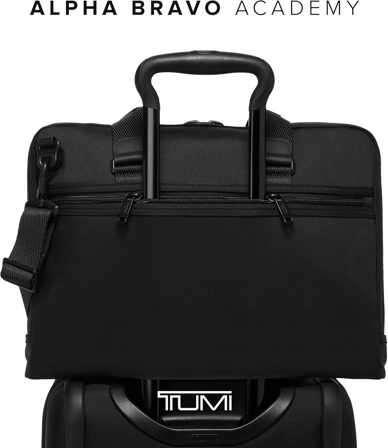 TUMI - Alpha Bravo Academy Brief - Compact Laptop Briefcase - Travel Laptop Bag - 11.8" X 15.5" X 2.0" - For 15" Laptop