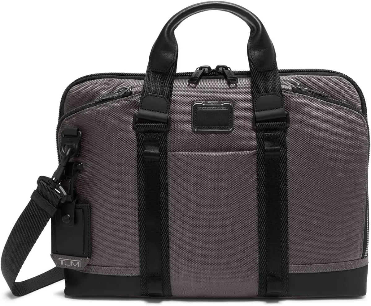 TUMI - Alpha Bravo Academy Brief - Compact Laptop Briefcase - Travel Laptop Bag - 11.8" X 15.5" X 2.0" - For 15" Laptop