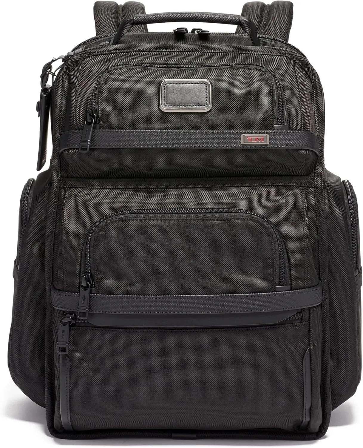 TUMI - Alpha Brief Pack - 15" Laptop Backpack with Padded Adjustable Straps - Laptop Bag - Stores Laptop, Tablet, Toiletries - Black