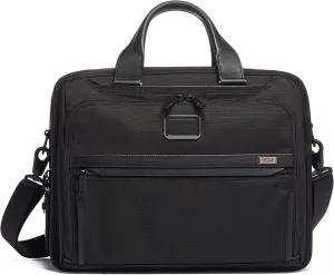 TUMI - Alpha Organizer Brief - Laptop Briefcase for Commute or Travel - Fits Up to 15" Laptop - Removable Shoulder Strap
