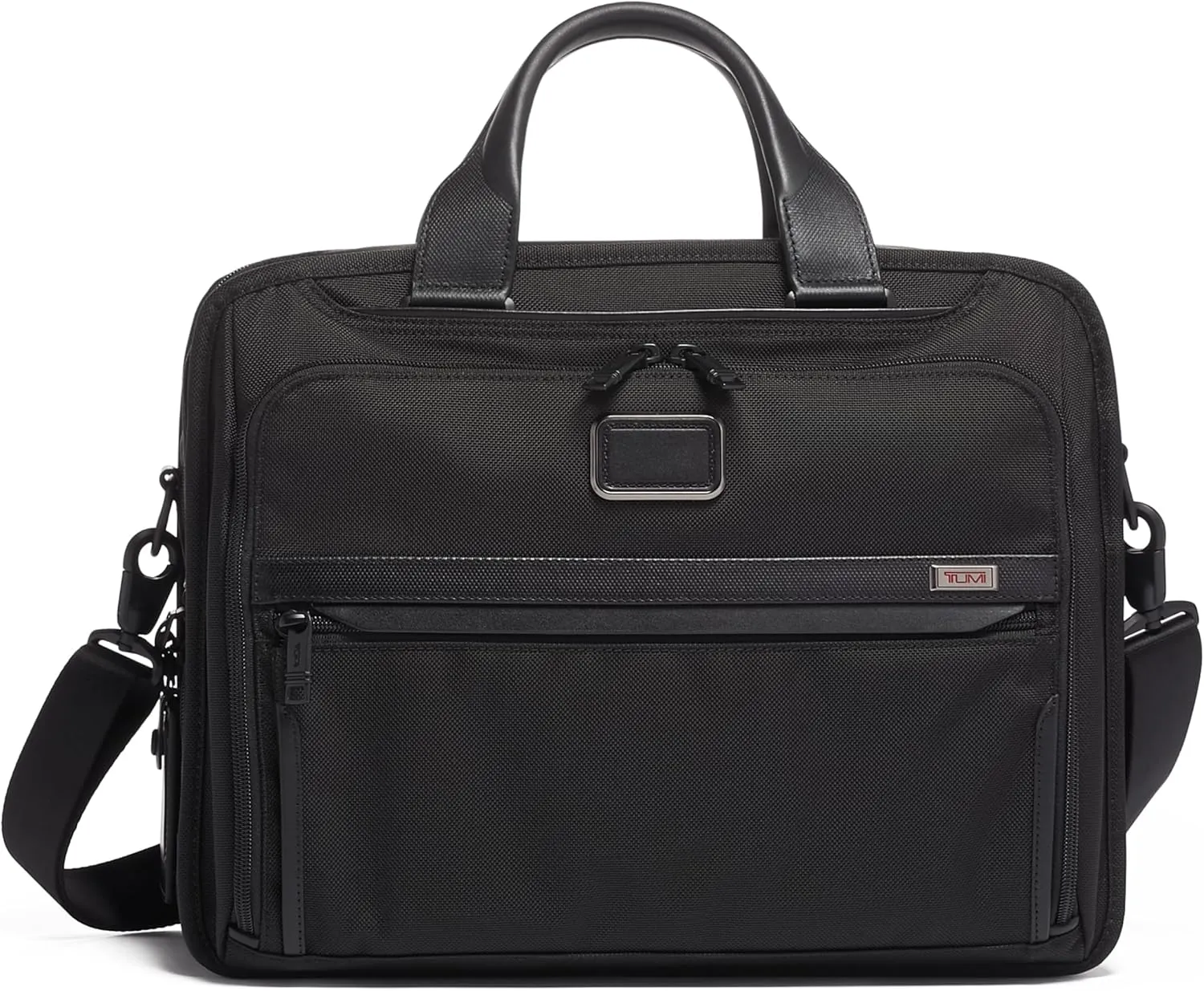 TUMI - Alpha Organizer Brief - Laptop Briefcase for Commute or Travel - Fits Up to 15" Laptop - Removable Shoulder Strap