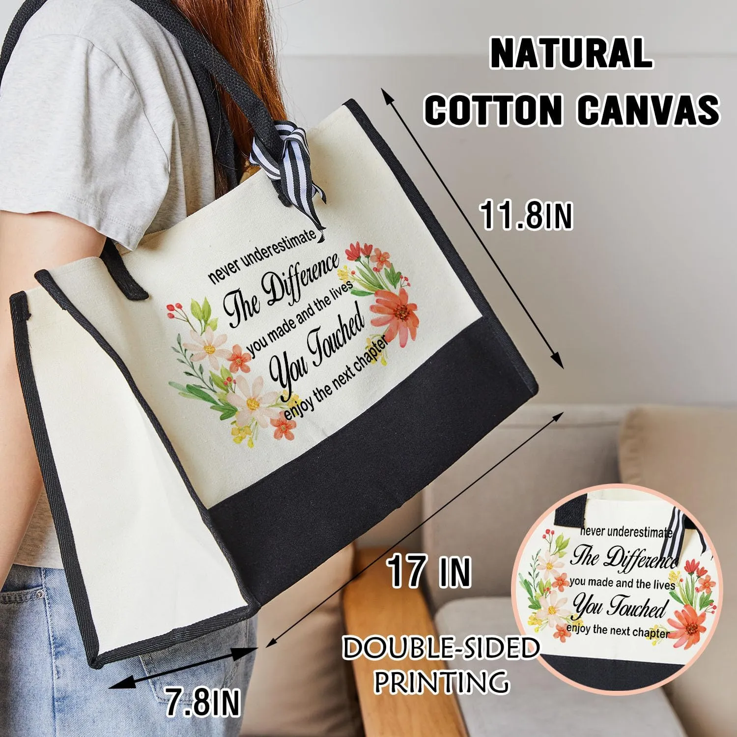 Undergo Retirement Gifts For Women 2025- Retirement Tote Bag For Women - Boat Beach Tote Bag Leaving Travel Present