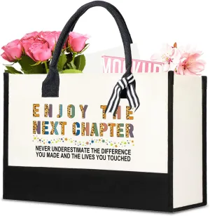 Undergo Retirement Gifts For Women 2025- Retirement Tote Bag For Women - Boat Beach Tote Bag Leaving Travel Present