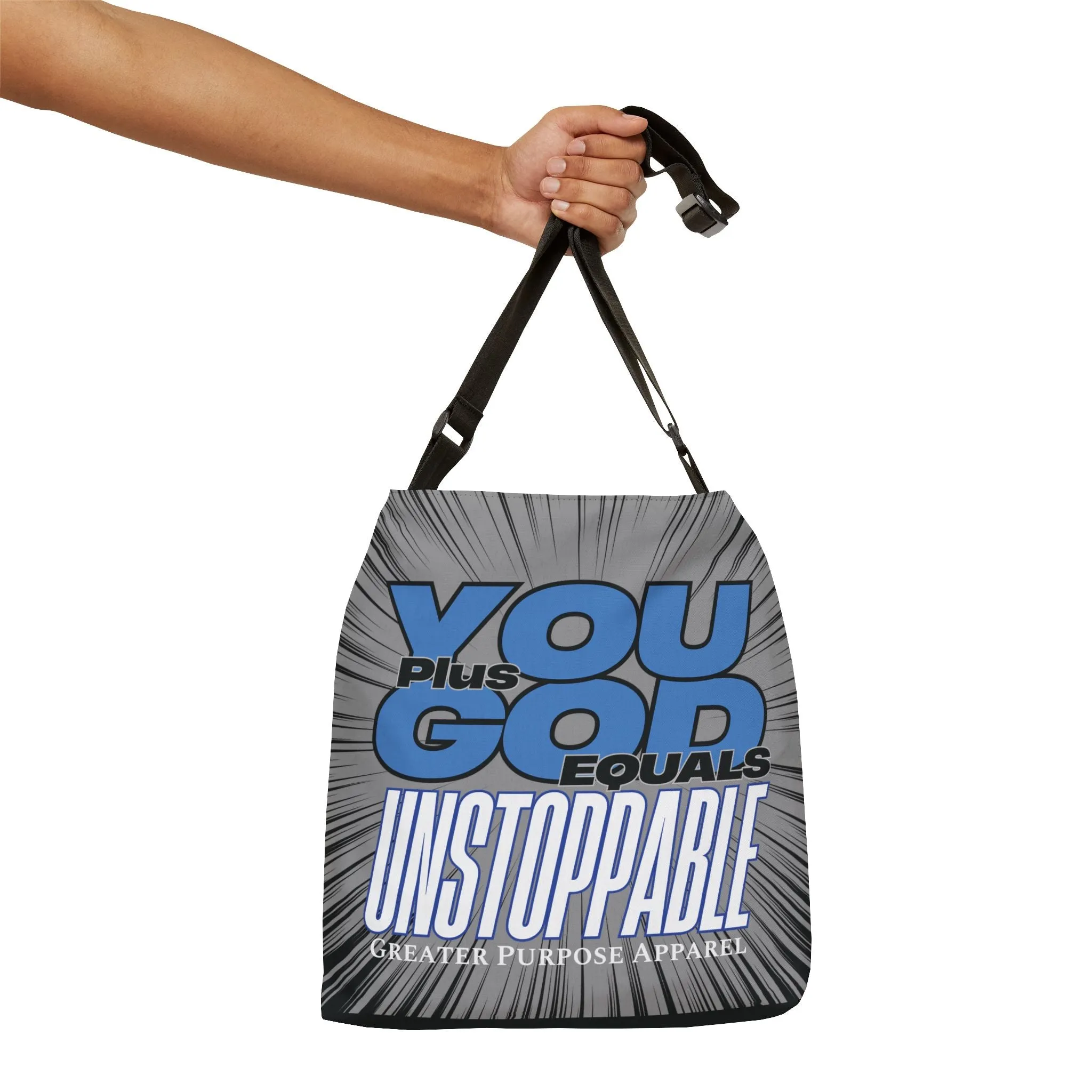 Unstoppable Adjustable Tote (Grey)