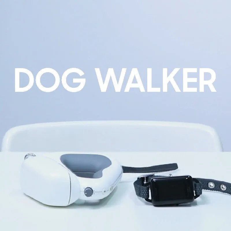 Upgraded 3 IN 1 Retractable Dog Leash With Integrated Dispenser