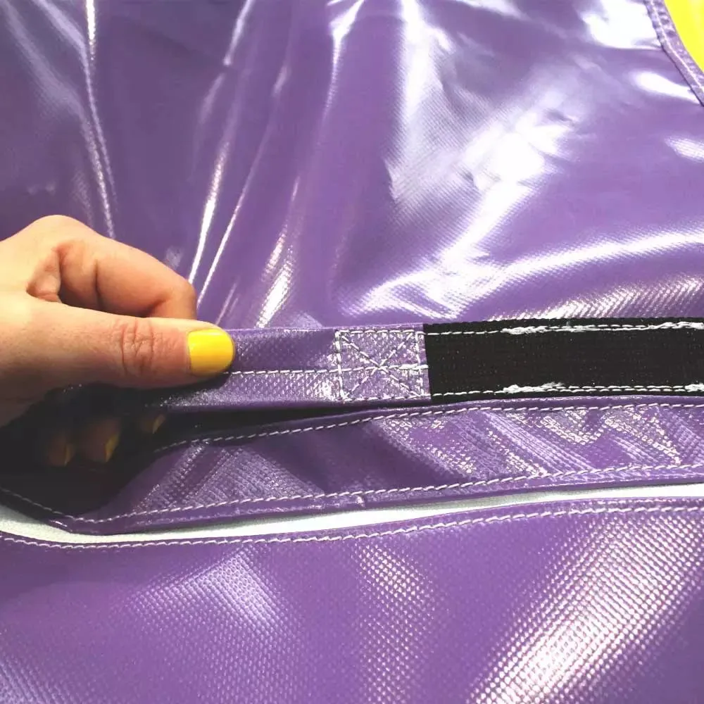Velcro - Adjustable Triangular Tunnel Bags (2-pieces), YELLOW - WCO25