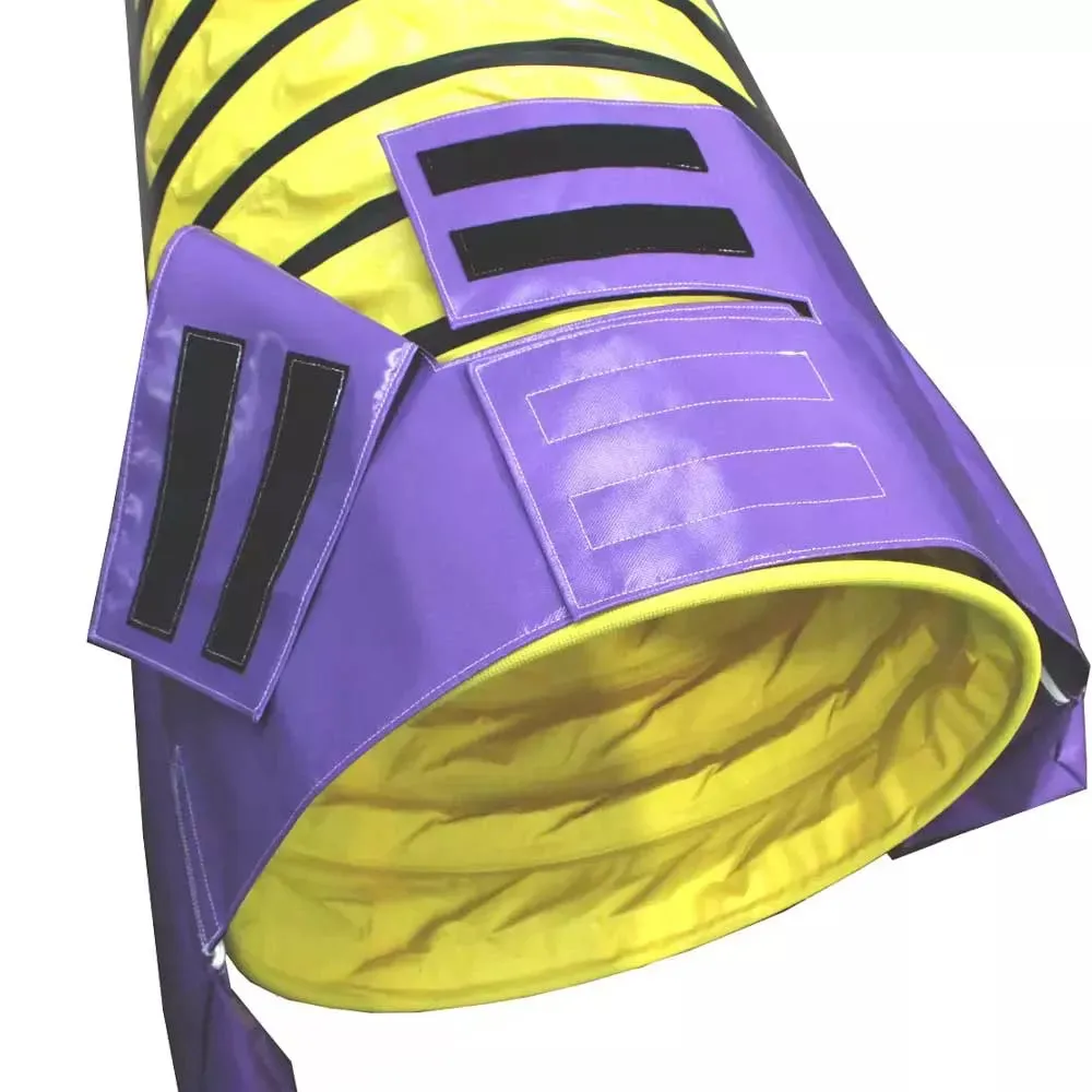 Velcro - Adjustable Triangular Tunnel Bags (2-pieces), YELLOW - WCO25