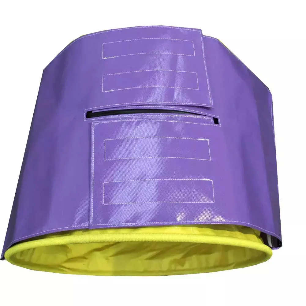 Velcro - Adjustable Triangular Tunnel Bags (2-pieces), YELLOW - WCO25