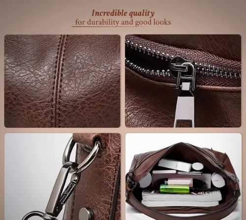 Velmira’s Refined Craft | Premium Leather Shoulder Bag