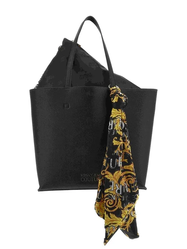 VERSACE JEANS COUTURE Bags Black Tote Bags