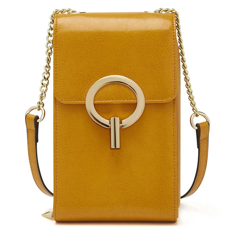 Vertical Cell Phone Crossbody Bag