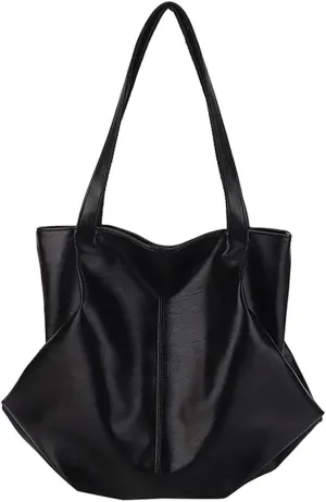 Vintage Vegan Leather Shouler Bag for Women Large Totes Purse Casual Handbag Top Handle Satchel for Work