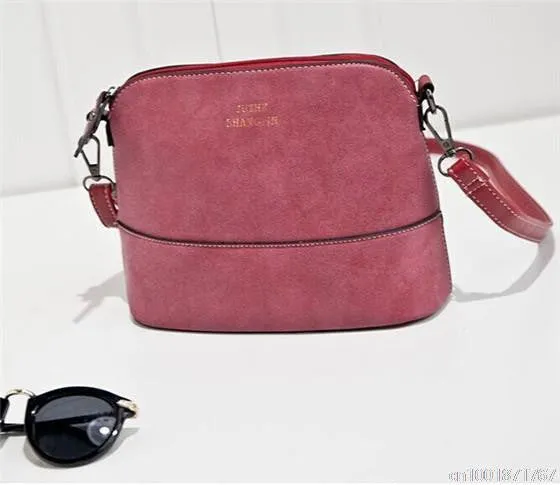 Vintage Women Bag Nubuck Shoulder Bags Small Crossbody Bags Fashion Women Messenger Bags