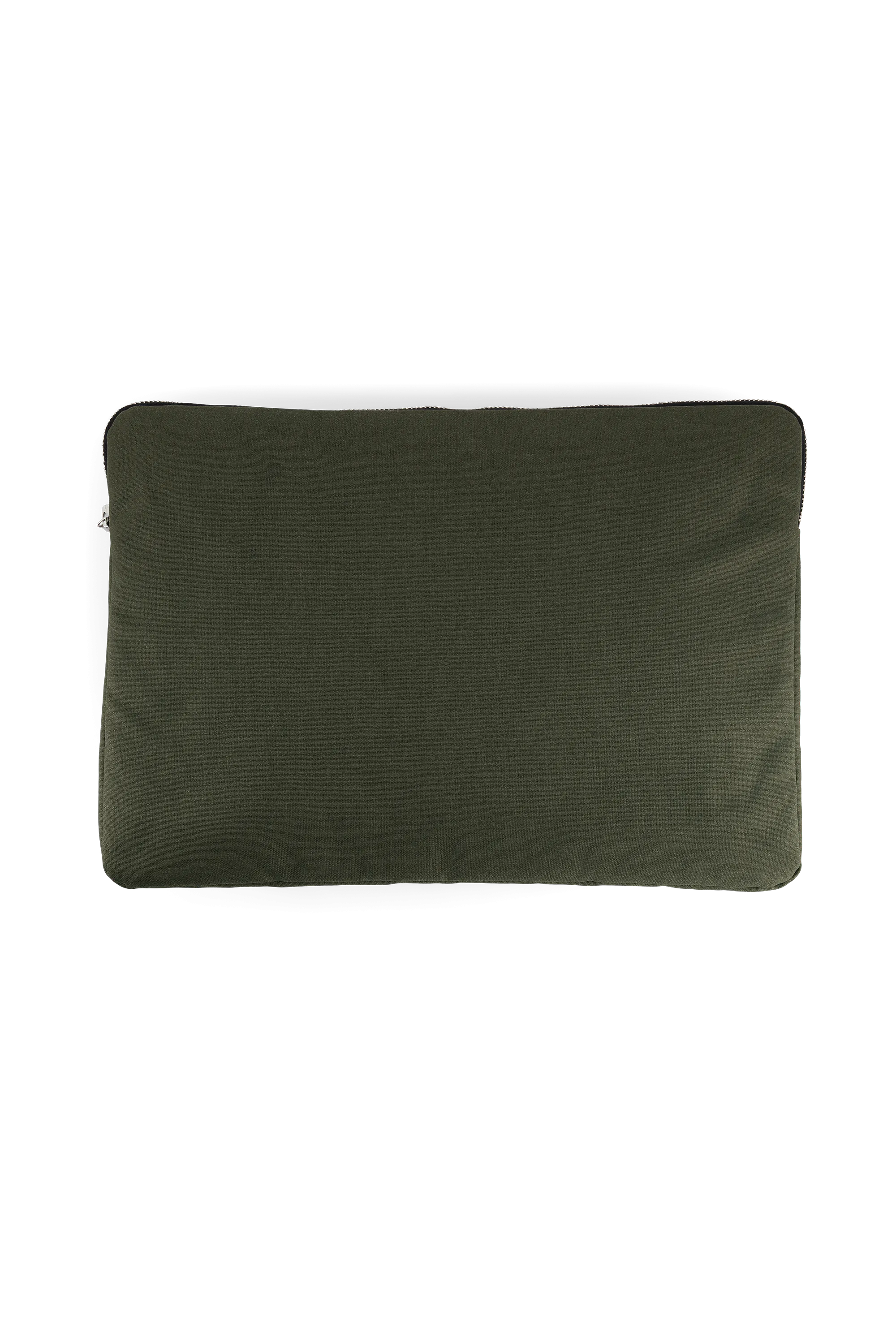 Vivienne, the 15" Laptop Sleeve - Recycled cotton Military Green
