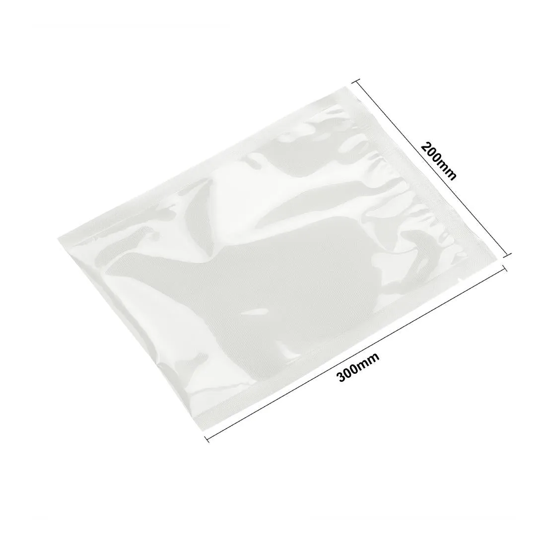 Vogue Compostable Embossed Vacuum Sealer Bags 200x300mm (50 pack)