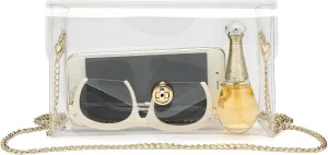 Vorspack Clear Purse for Women Clear Crossbody Bag Cute for Sports Concert Prom Party Present