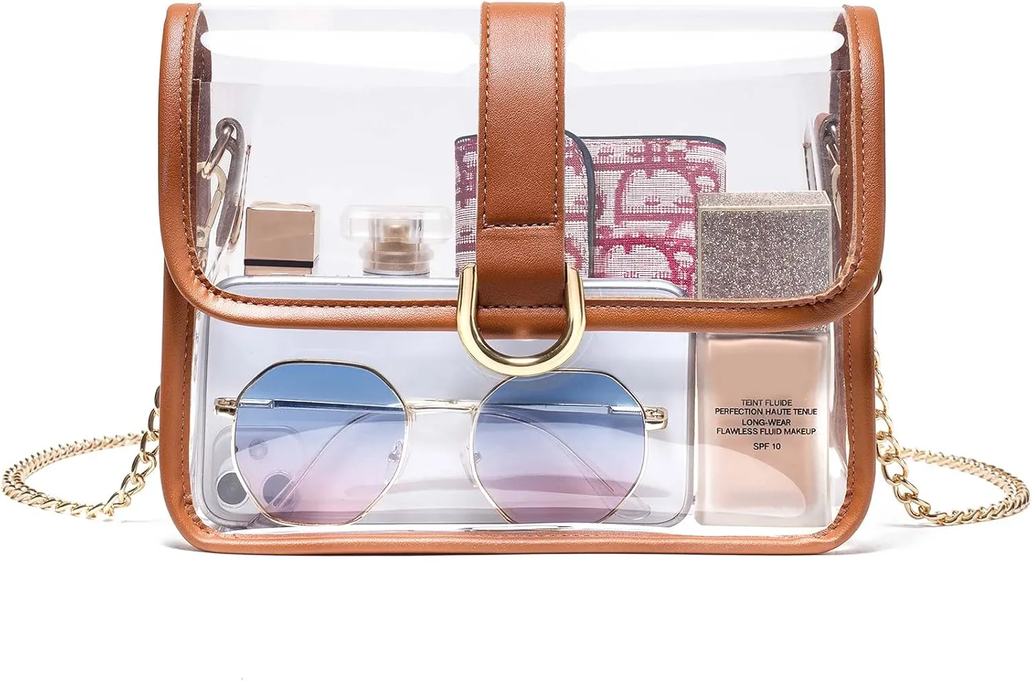 Vorspack Clear Purse - Stadium Approved Clear Crossbody Bag for Women, Concert, Sport