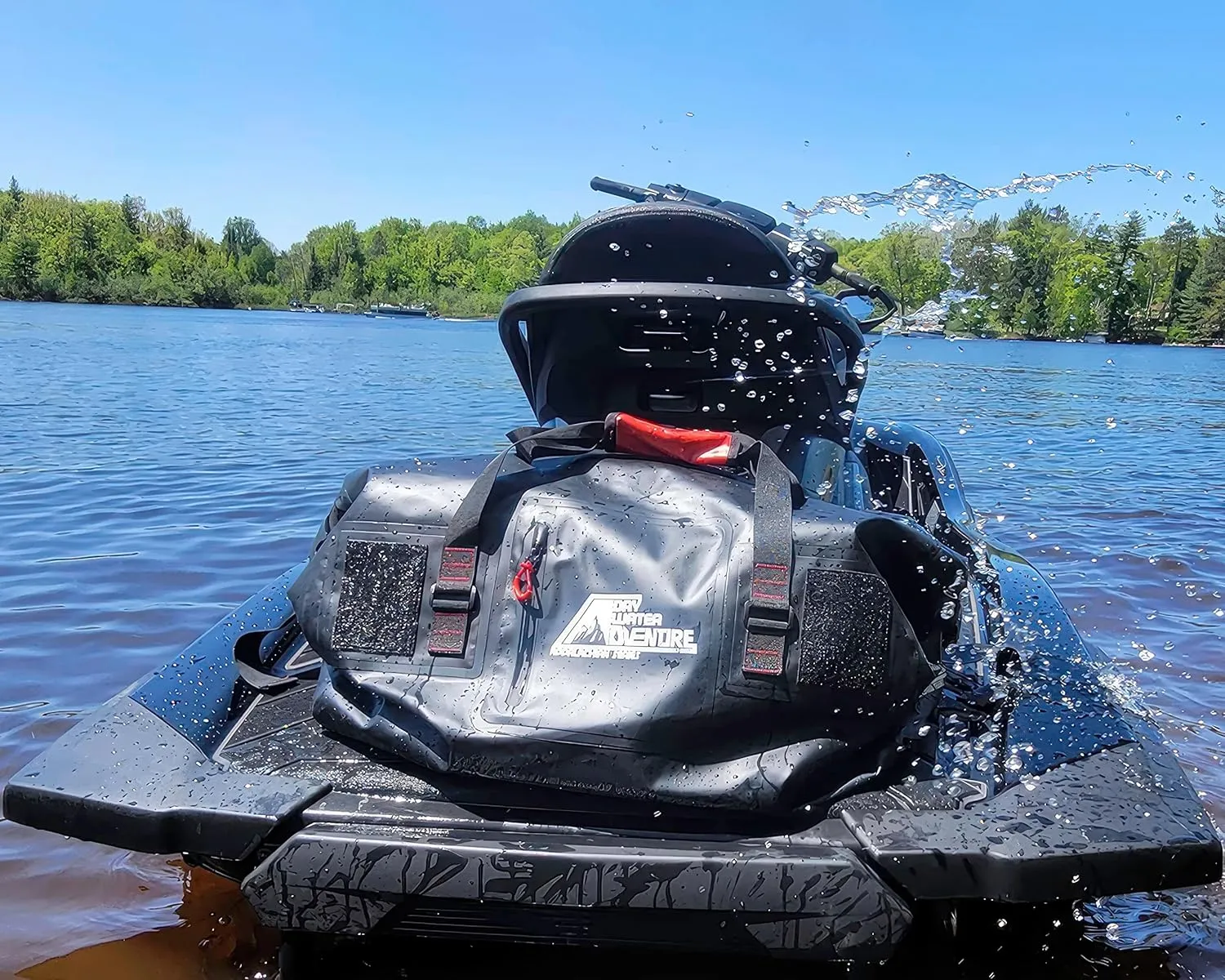 Waterproof Duffel Bag, Marine Grade (60 Liter/15.8 Gallon, Appalachian Series, Black)