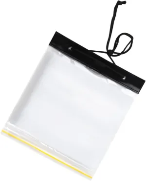 Waterproof Map Bag Self-sealing Bag Map Pocket White