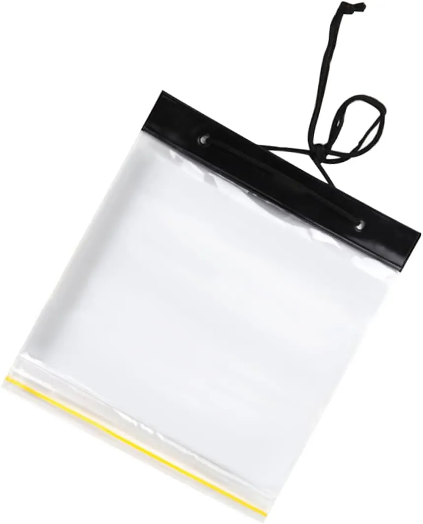 Waterproof Map Bag Self-sealing Bag Map Pocket White