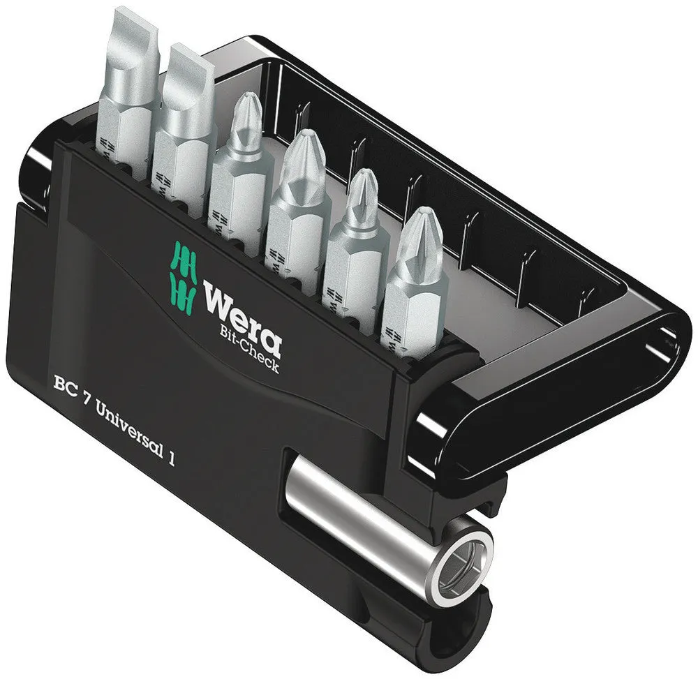 Wera 05056295001 Bit-Check 7 Universal 1, 7 pieces