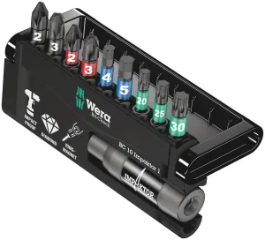 Wera 05057680001 Bit-Check 10 Impaktor 1, 10 pieces