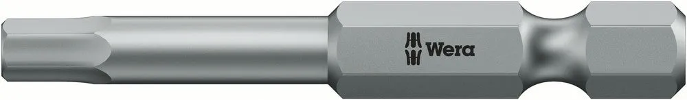 Wera 05059645001 840/4 Z Tamper-proof Hex-Plus BO bits, 6 x 89 mm