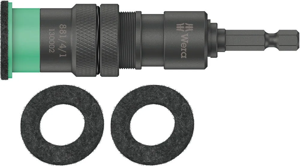 Wera 05130002001 881/4/1 SB Bit holder with variable screw depth limitation, 1/4" x 95 mm