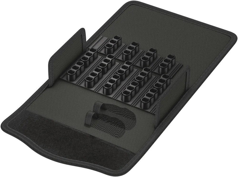 Wera 05136458001 9409 Textile Box Bit-Safe 43, empty, 140 x 83 x 45 mm