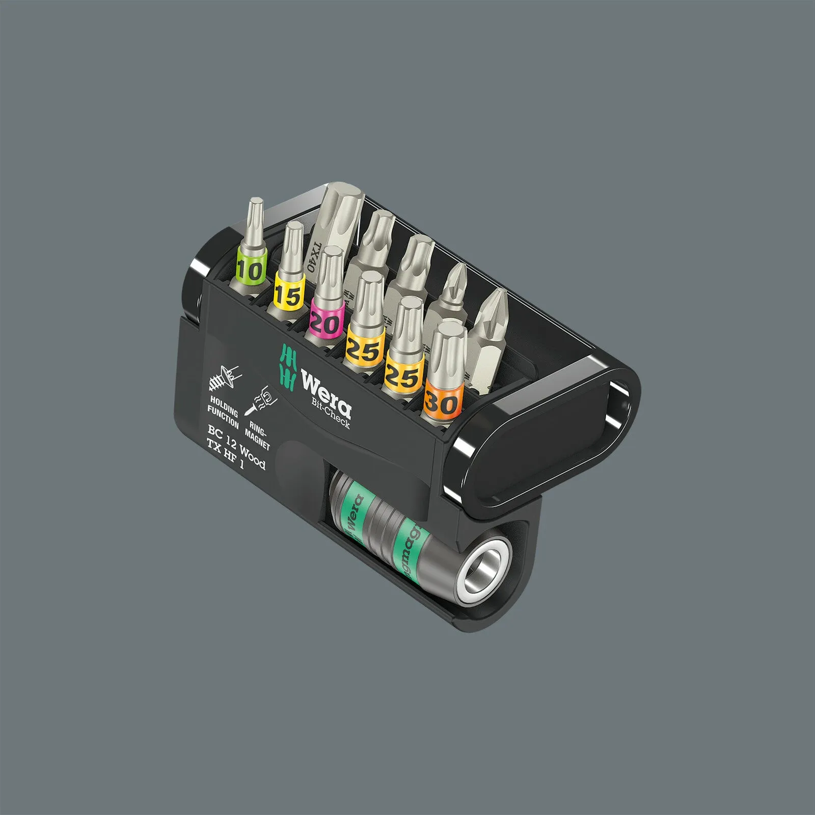 Wera Bit-Check 12 Wood TX HF 1 SB, 12pc - 05073641001