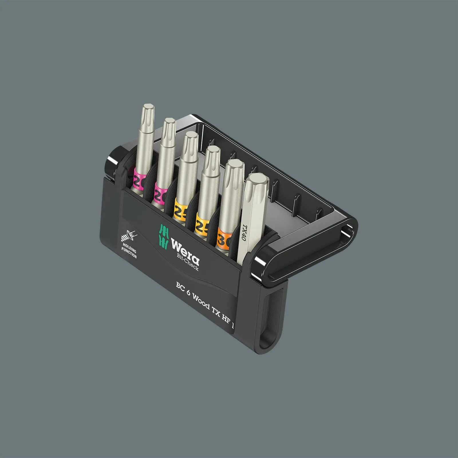 Wera Bit-Check 6 Wood TX HF 1 SB, 6pc - 05073639001