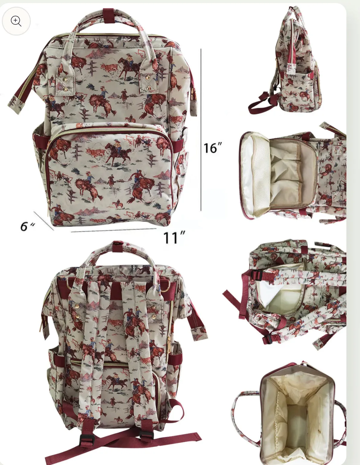 Western Diaper Bags