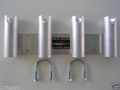 Wilson Aluminium 4 Hole Bull Bar Rod Holder