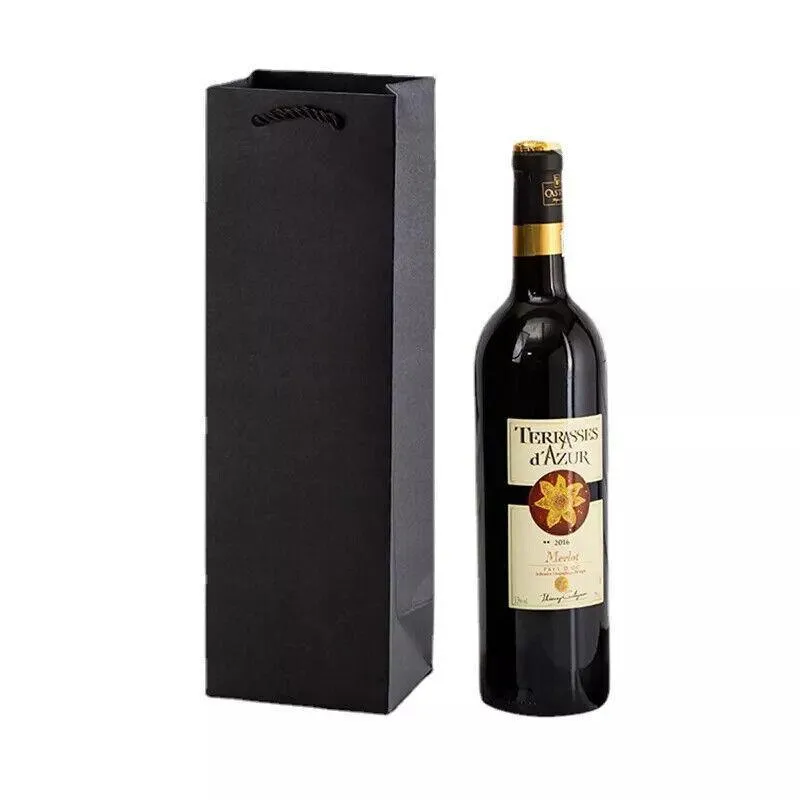 Wine Bags 10PCS White/Black/Kraft