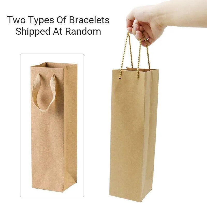 Wine Bags 10PCS White/Black/Kraft