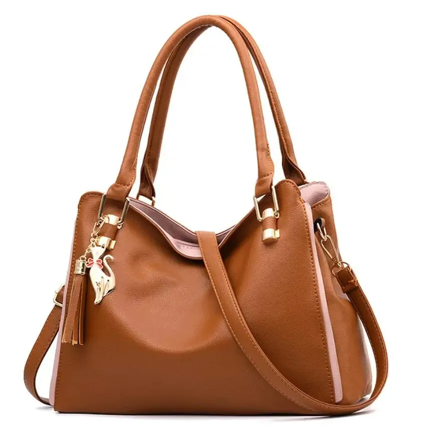 Women Messenger New Tide Female Top-handle Bag Girls Simple Shoulder Bags Women Handbags for Lady Totes Fashion Party Pack