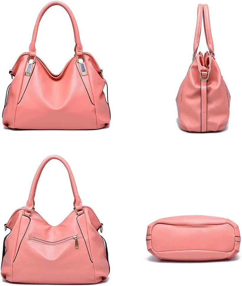 Women Soft Synthetic Patent Leather Handbag Large Capacity Female Tote Clutches Shoulder Messenger Crossbody Bag