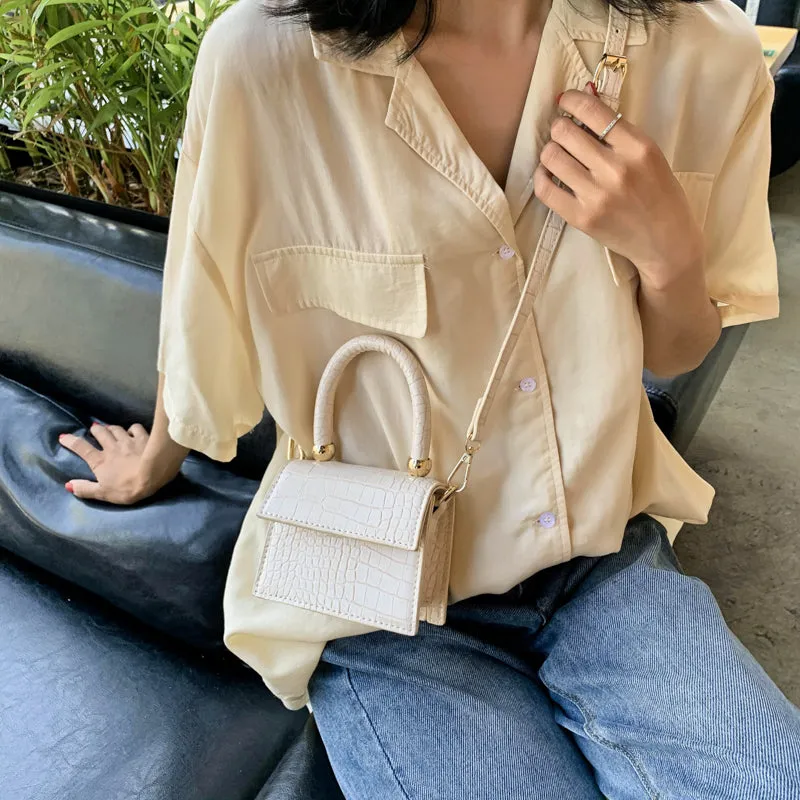 Women Solid Shoulder Handbags Female Travel Totes Lady Cross Body Bag
