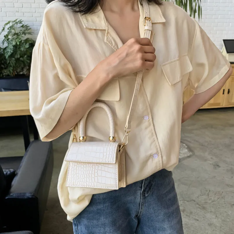 Women Solid Shoulder Handbags Female Travel Totes Lady Cross Body Bag