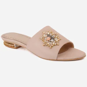 Women"CAMILA" Low Heel Slippers