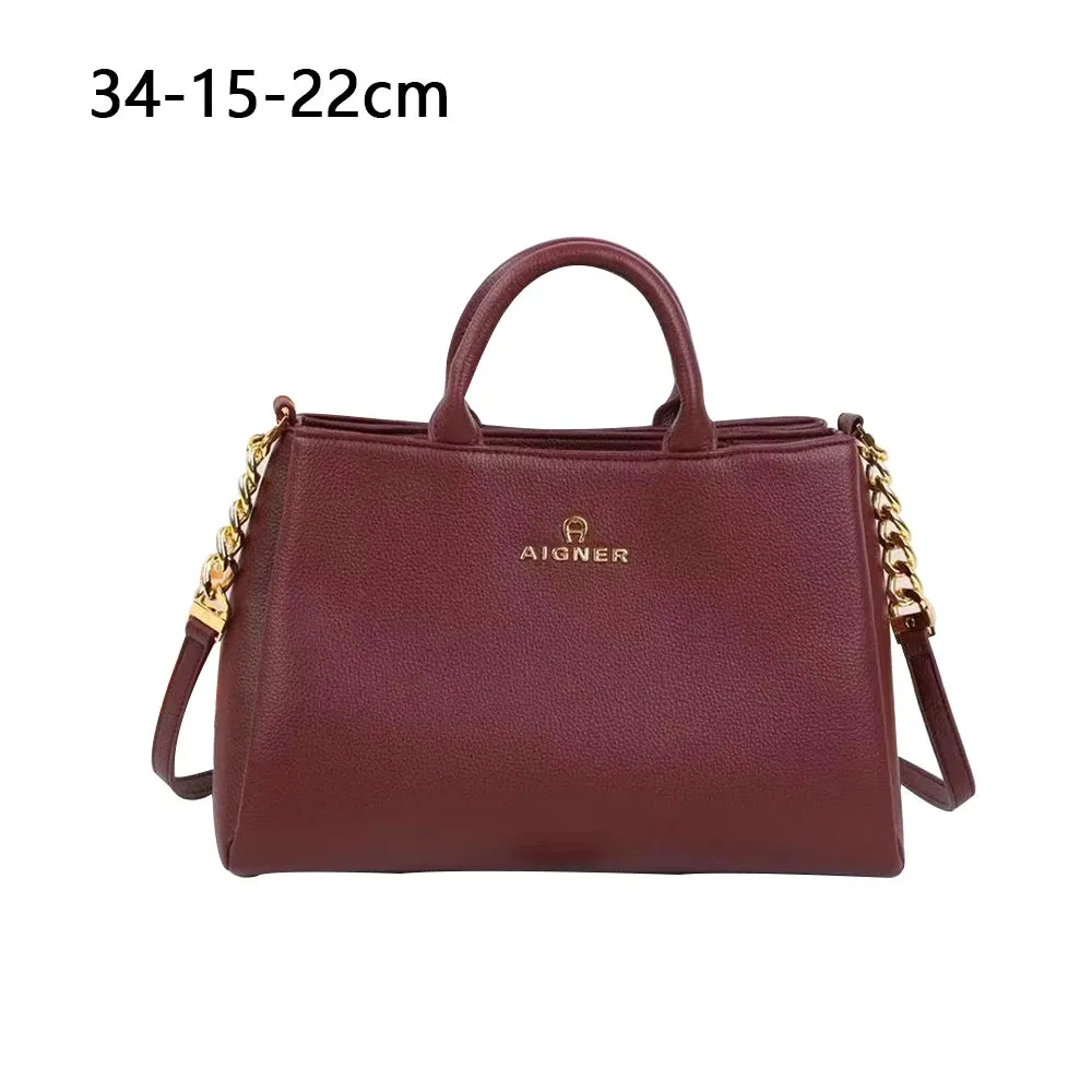 Women's Brand Classic Handbag Genuine Leather Shoulder Messenger Bag for Women Fashion Crossbody Tote Bag