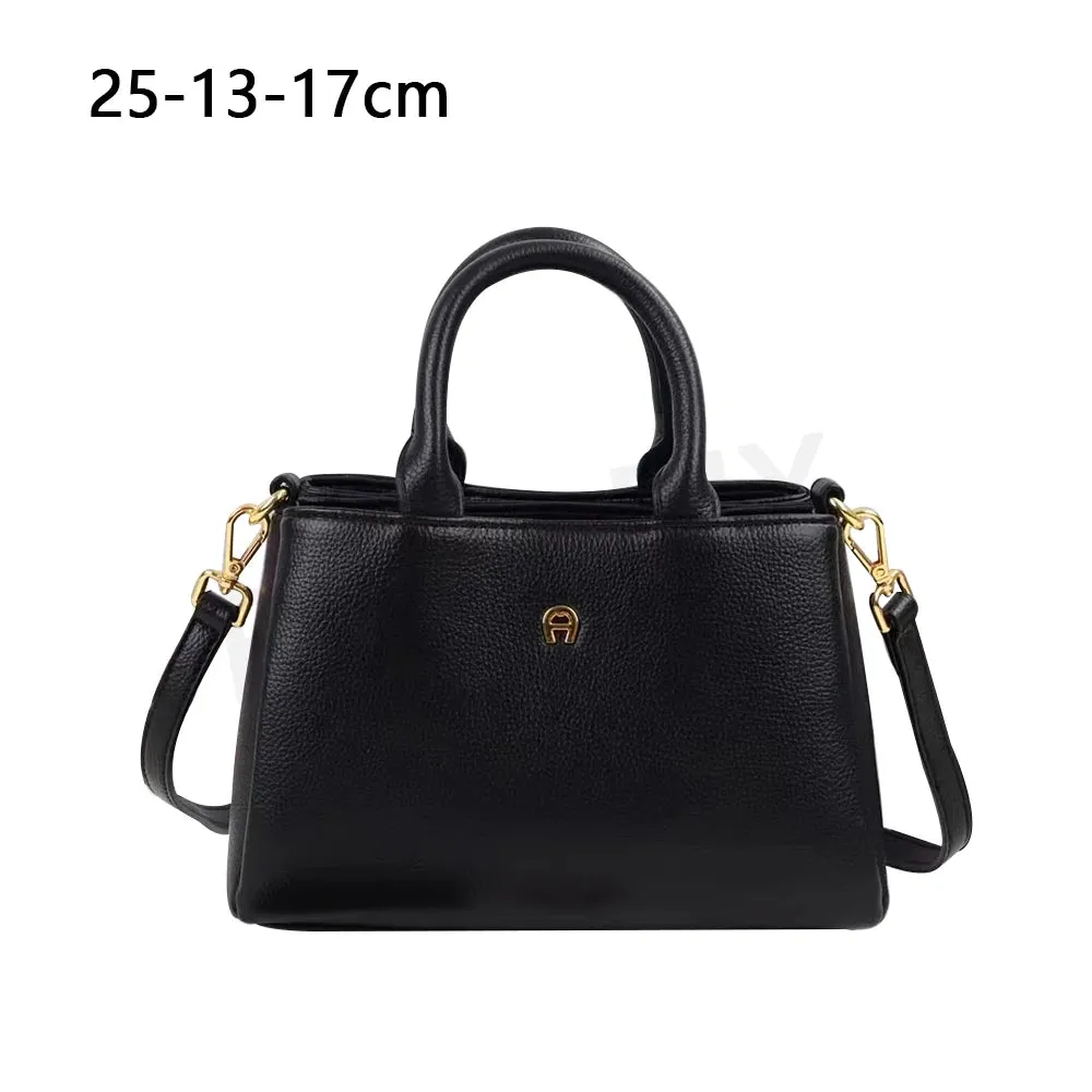 Women's Brand Classic Handbag Genuine Leather Shoulder Messenger Bag for Women Fashion Crossbody Tote Bag