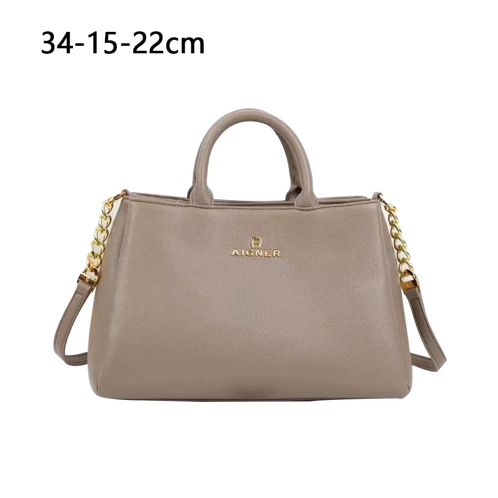 Women's Brand Classic Handbag Genuine Leather Shoulder Messenger Bag for Women Fashion Crossbody Tote Bag