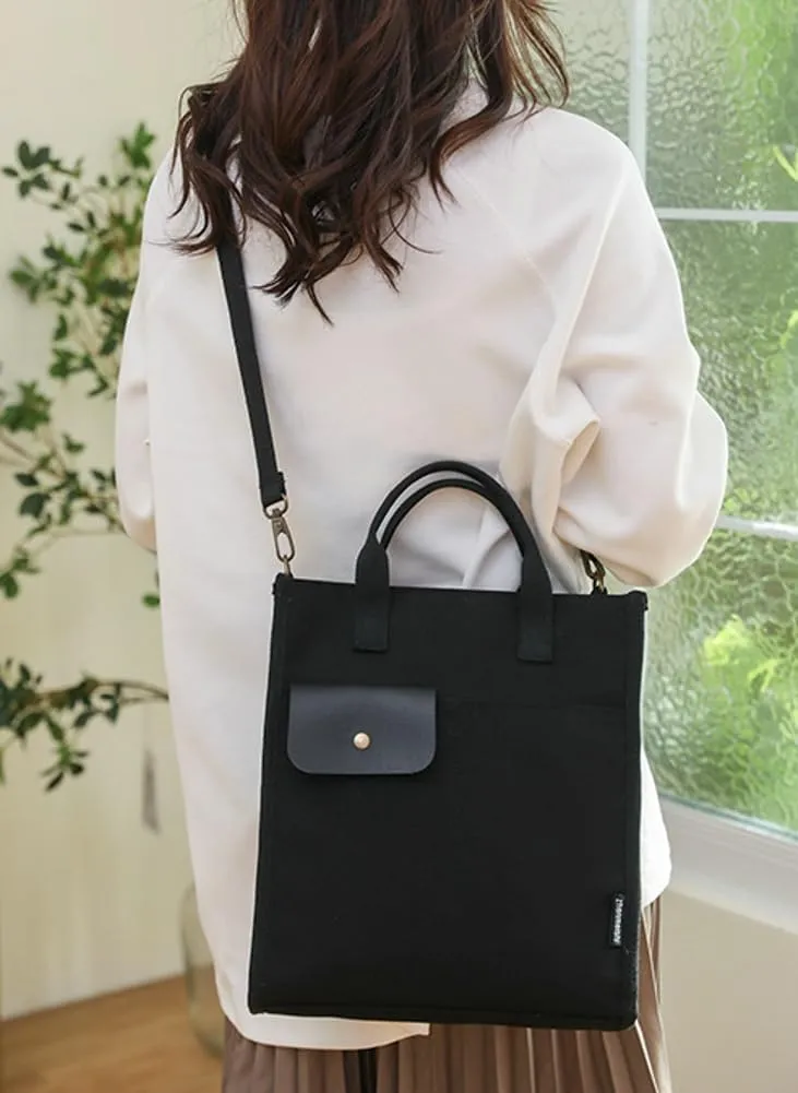 Women's Canvas Crossbody Shoulder Bag Fashion Large Totes Handbag Purse Casual Messenger Bag Multi-Pocket