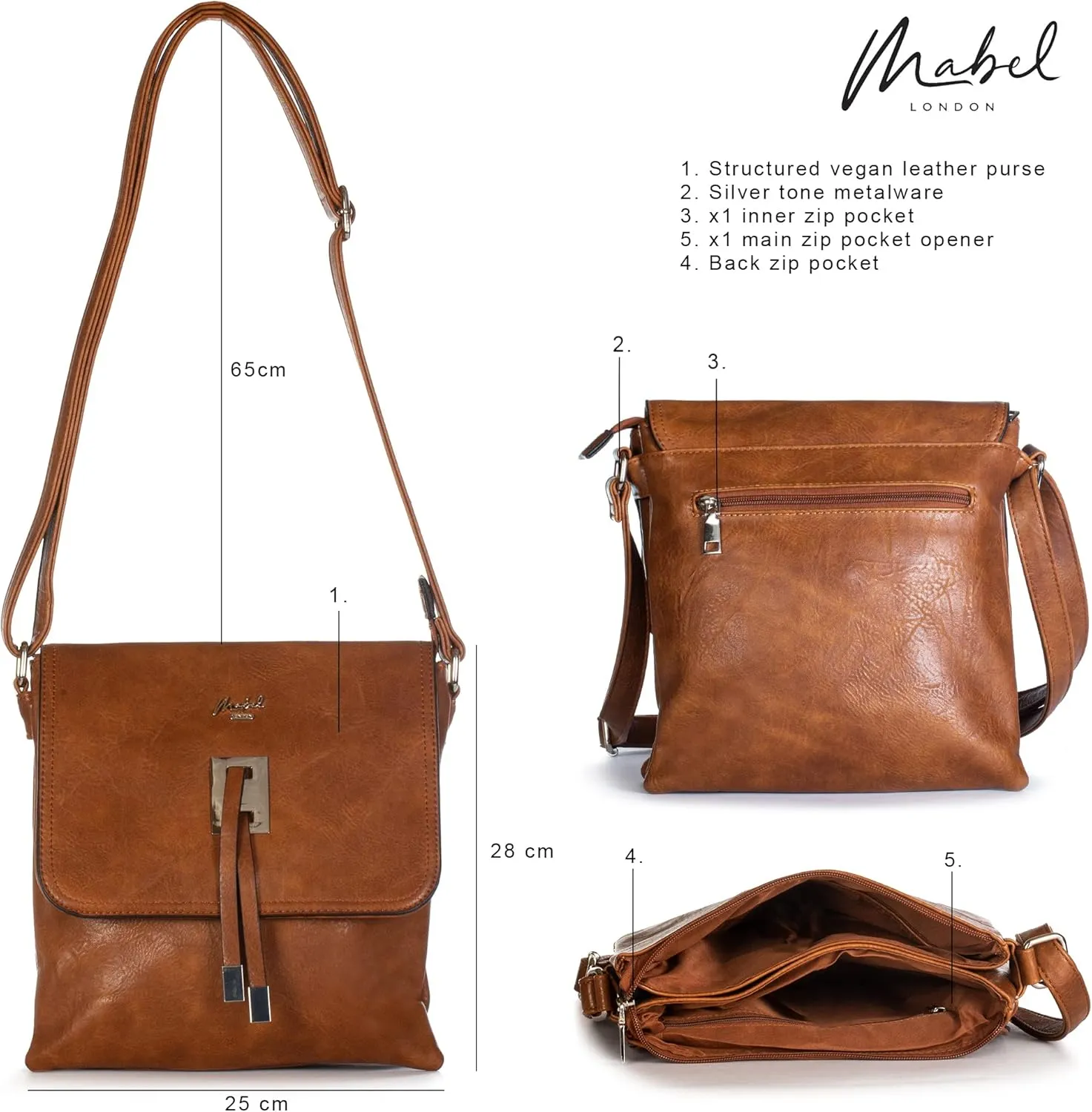 Women’s Cross Body Handbags – Trendy Long Shoulder Strap Messenger Bags in Various Styles
