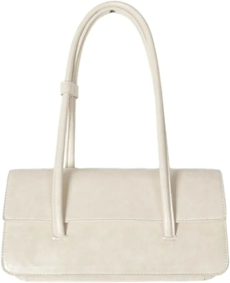 Women's Glossy Shoulder Bag Y2k PU Leather Fashion Underarm Purse Large Totes Handbag Satchel
