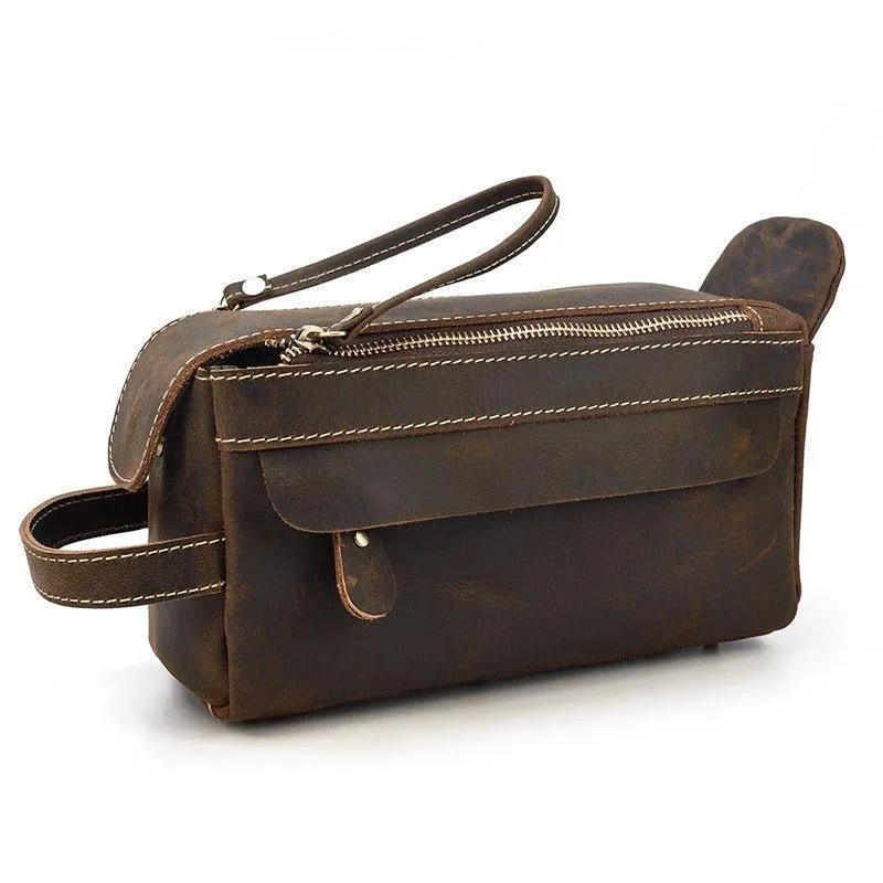 Woosir Leather Hanging Dopp Kit